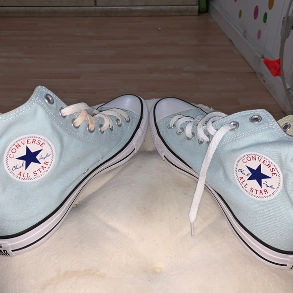 light blue converse womens